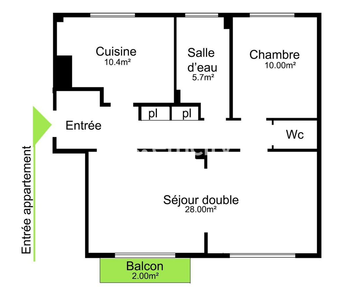 Appartement à vendre, 3m², Bourg-la-Reine