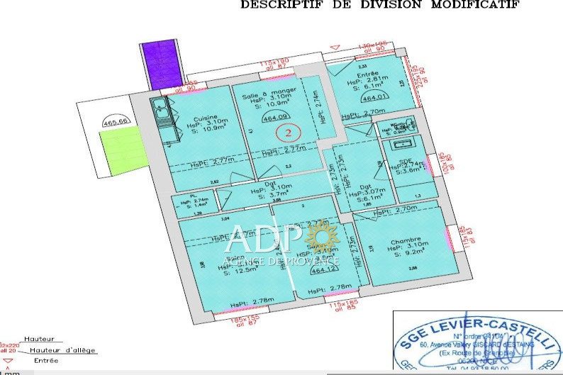 Appartement à vendre, 69m², Entrevaux