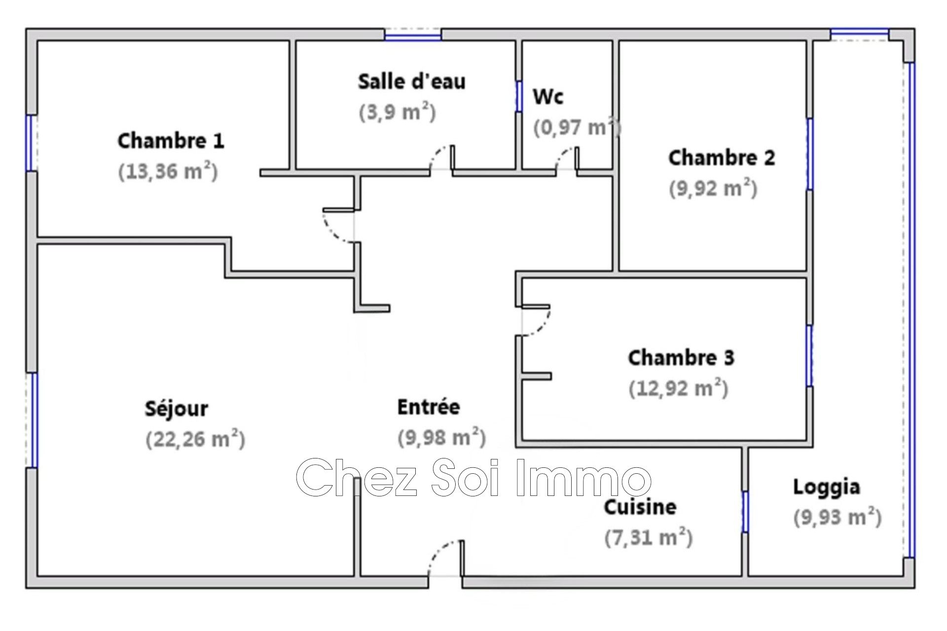Appartement à vendre, 81m², Cagnes-sur-Mer