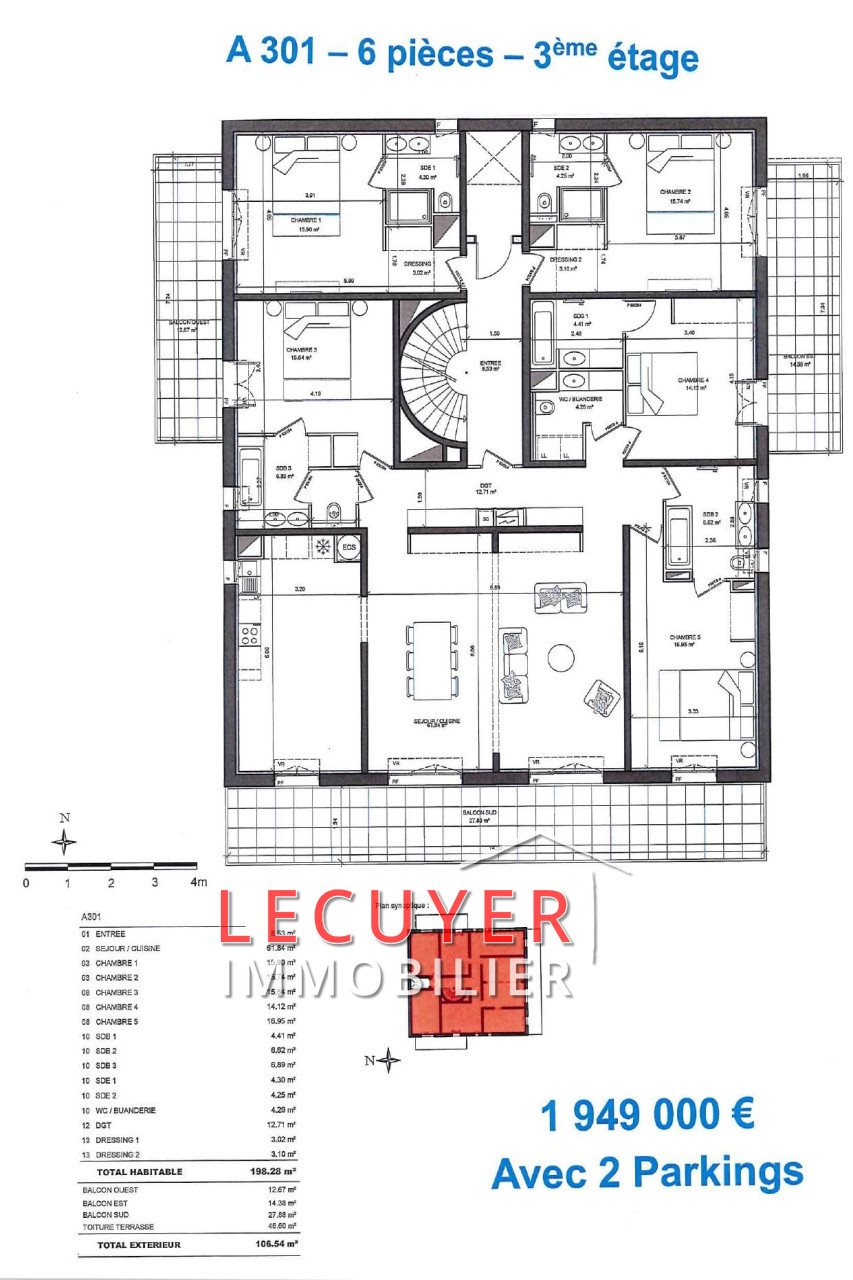 Appartement à vendre, 198m², Golfe-Juan