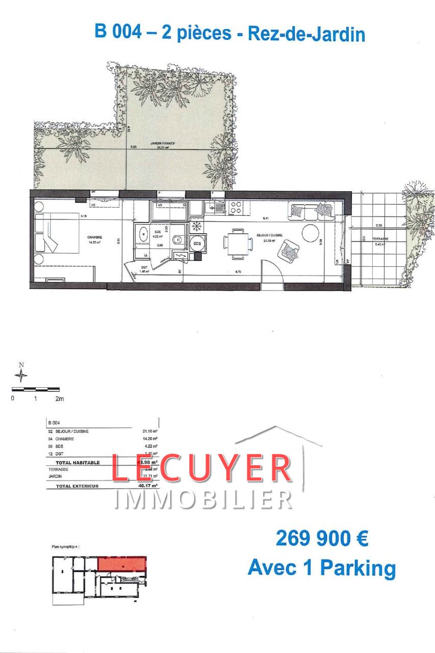 Appartement à vendre, 41m², Golfe-Juan