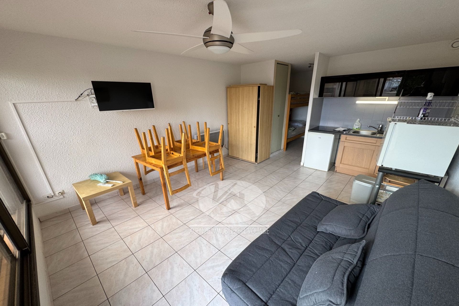Appartement à louer, 23m², Valras-Plage