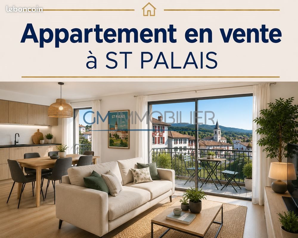Appartement à vendre, 60m², Saint-Palais