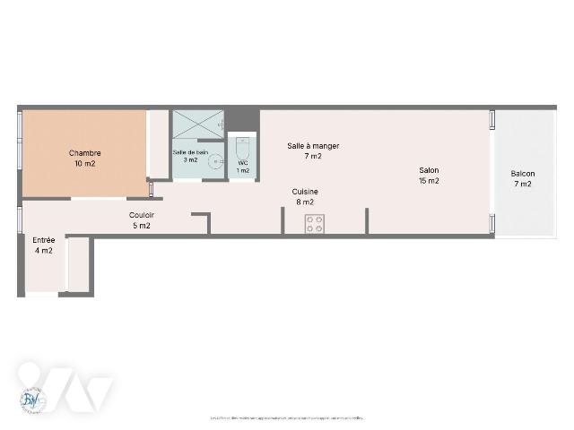 Appartement à vendre, 54m², Concarneau