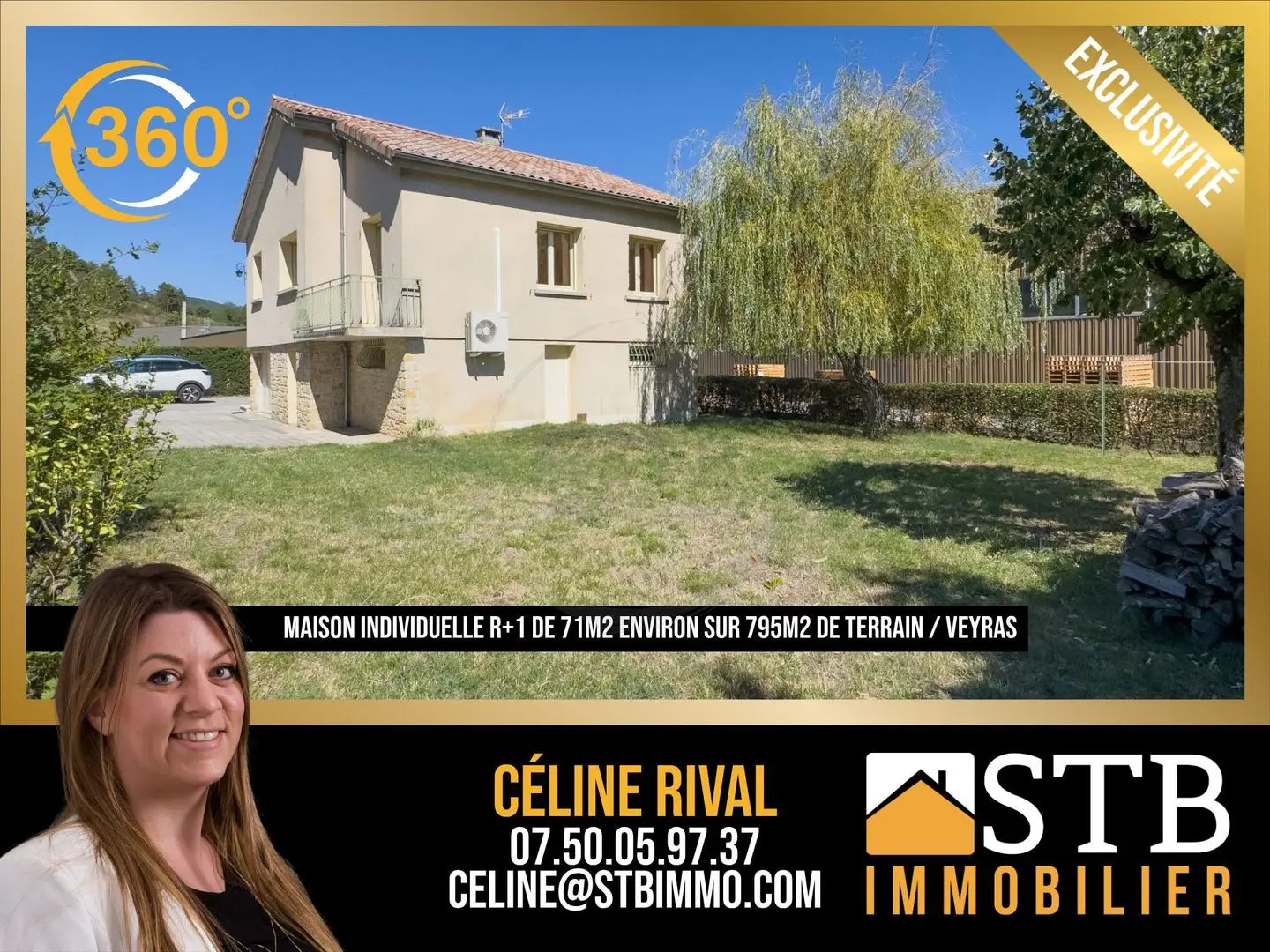 Maison à vendre, 71m², Veyras