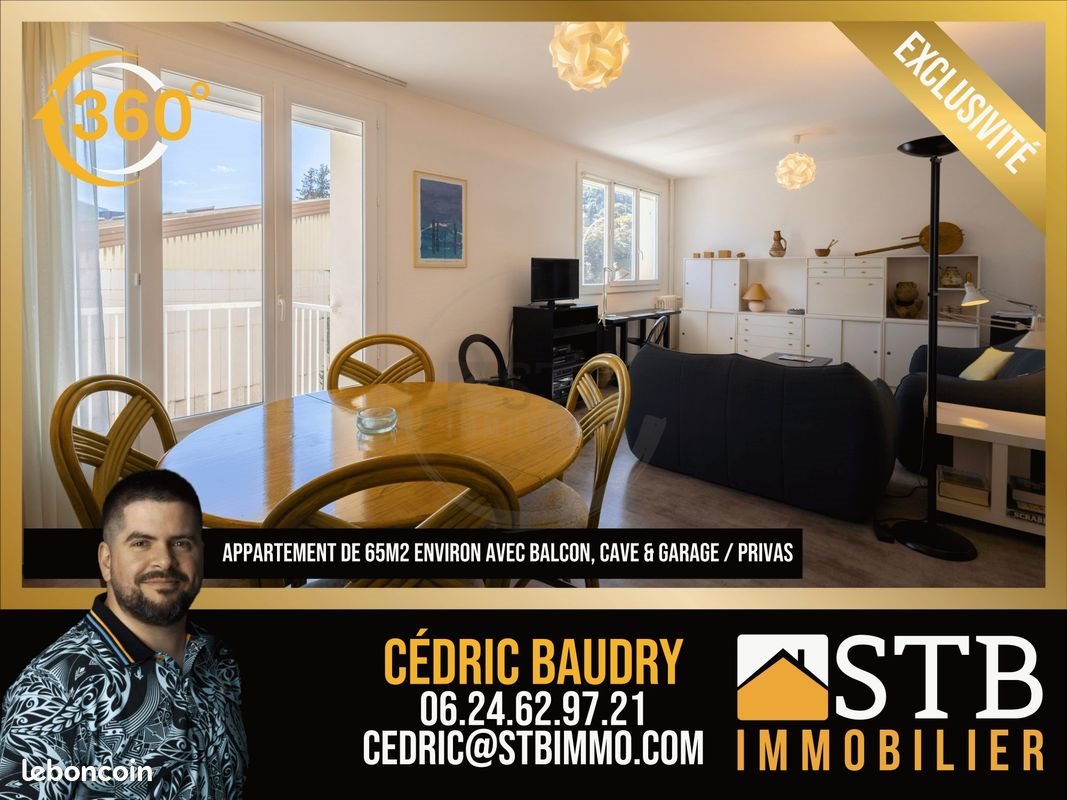 Appartement à vendre, 65m², Privas