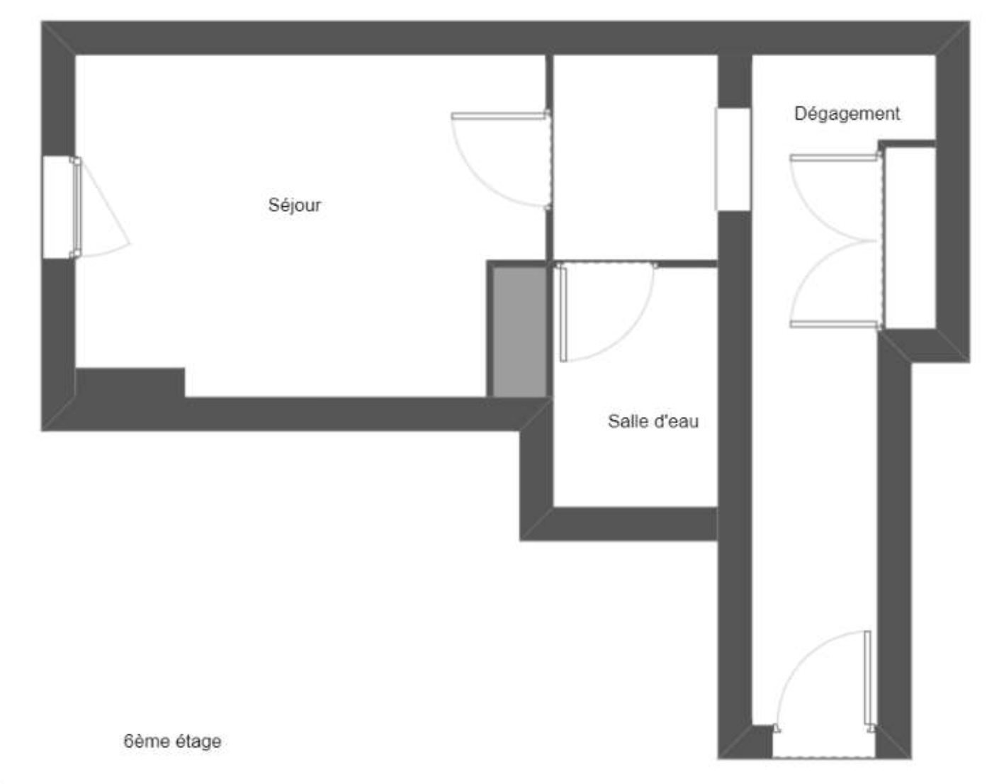 Appartement à vendre, 24m², Ajaccio
