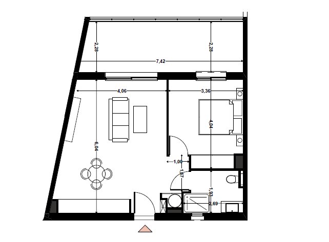 Appartement à vendre, 47m², Ajaccio