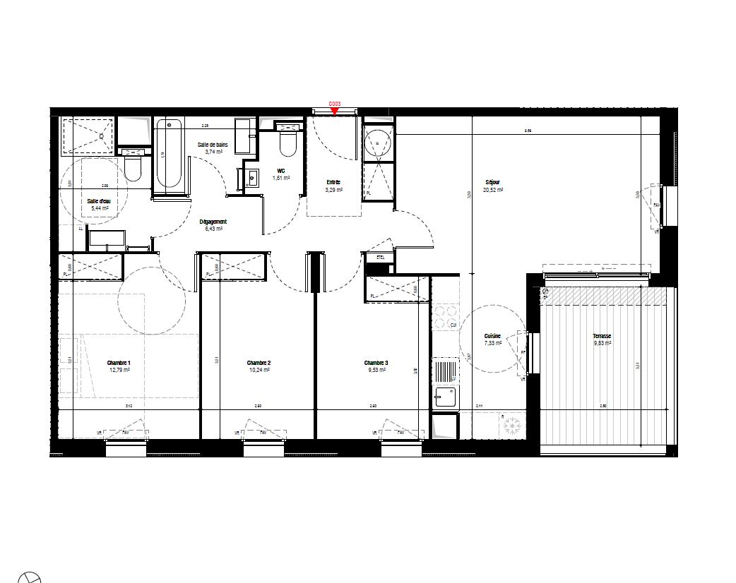 Appartement à vendre, 80m², Ajaccio