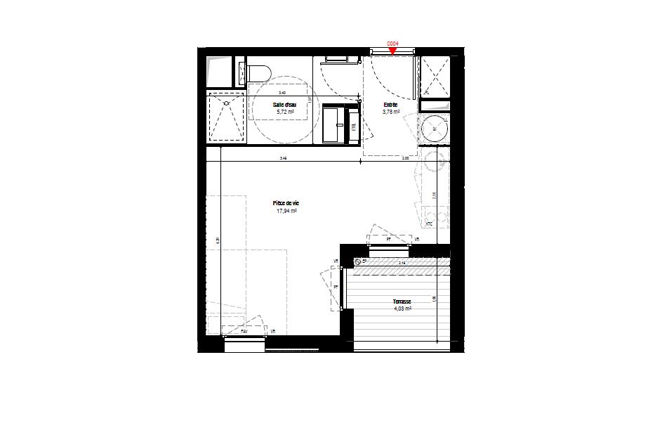 Appartement à vendre, 27m², Ajaccio