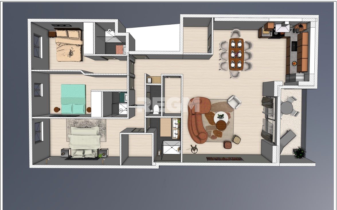 Appartement à vendre, 120m², Pau