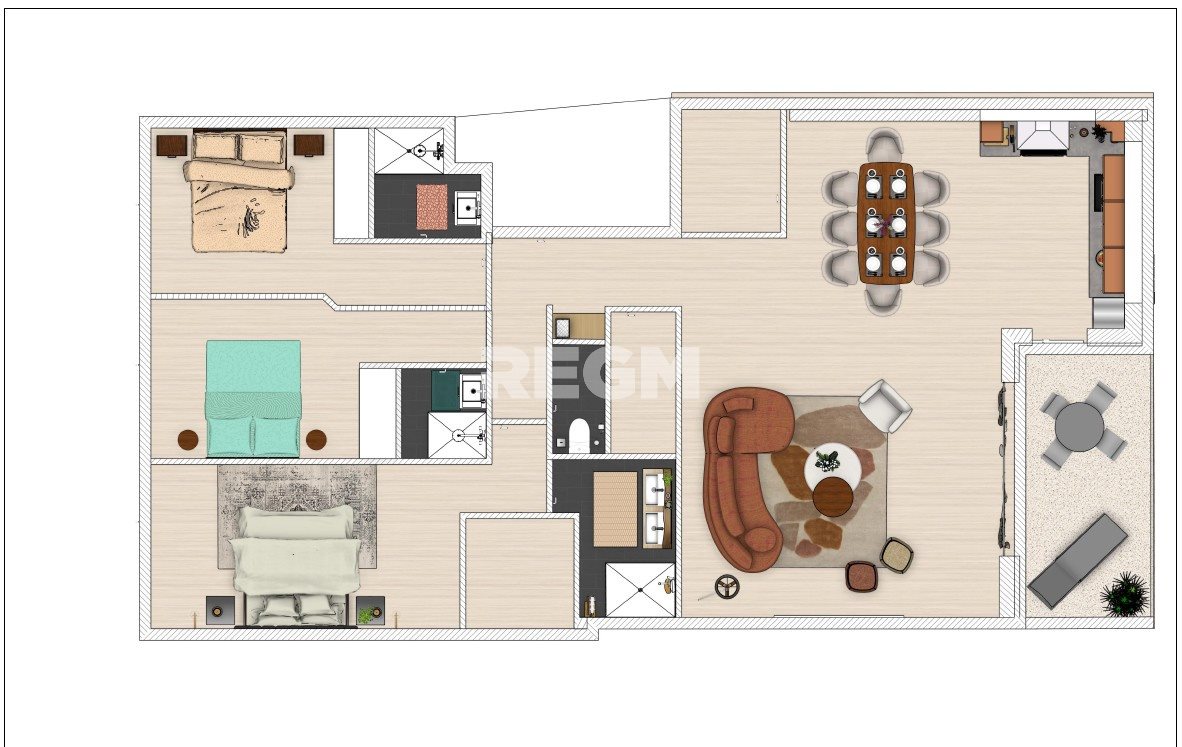 Appartement à vendre, 120m², Pau