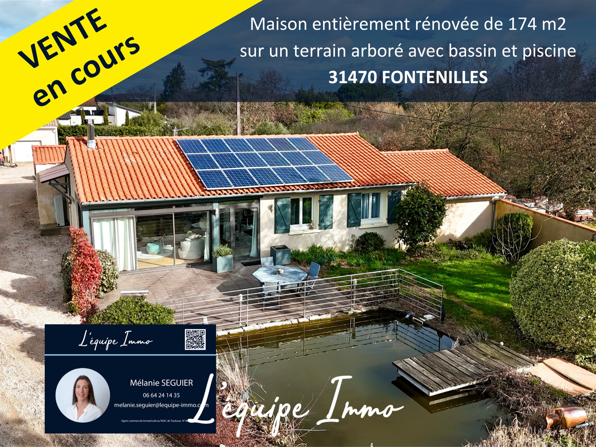 Maison à vendre, 174m², Fontenilles