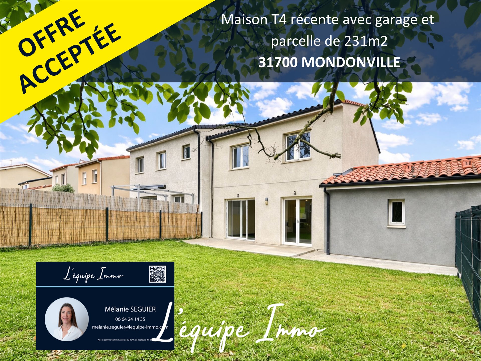Maison à vendre, 94m², Mondonville