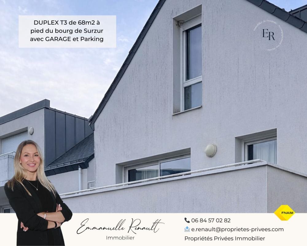 Appartement à vendre, 67m², Surzur