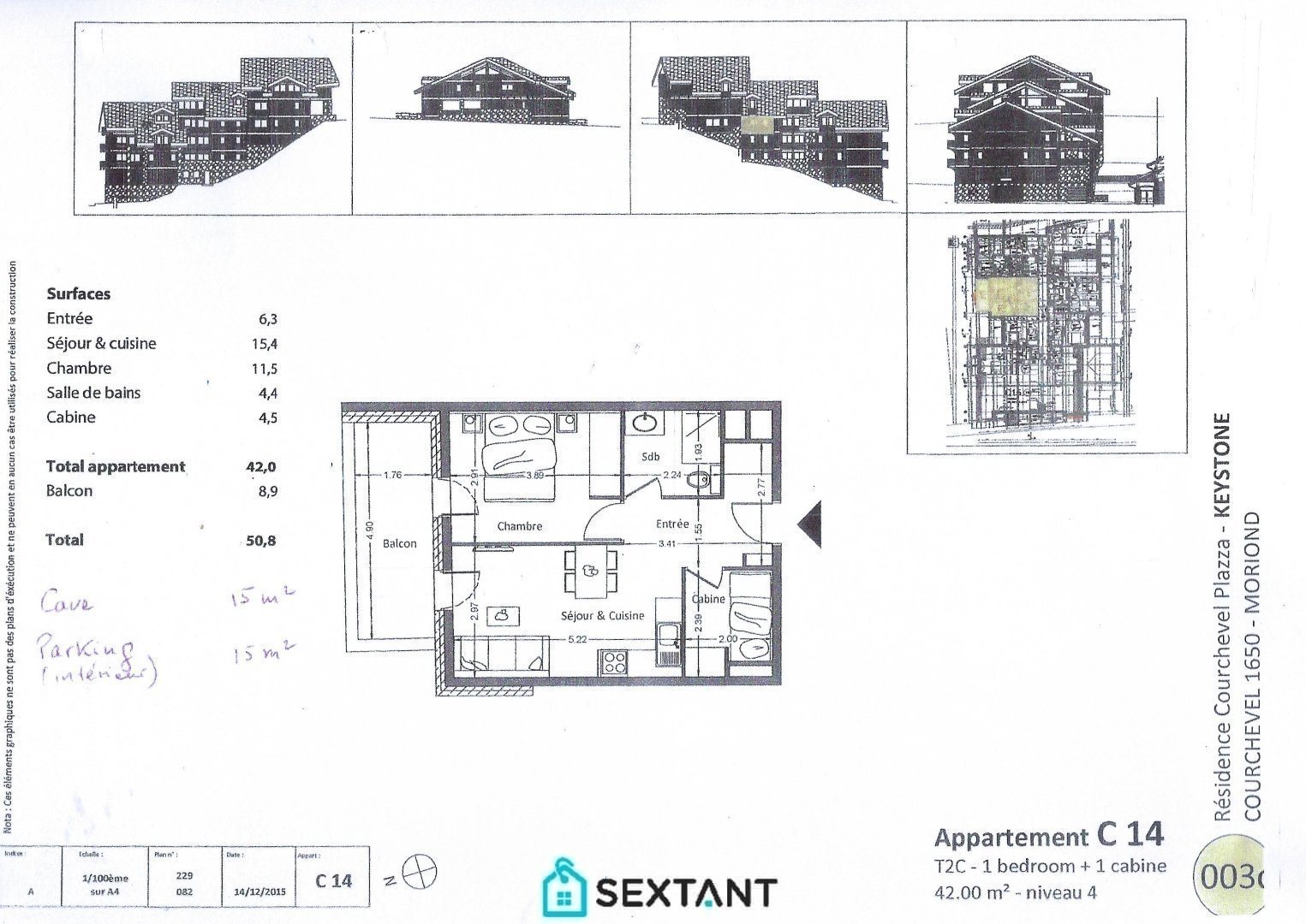 Appartement à vendre, 40m², Courchevel