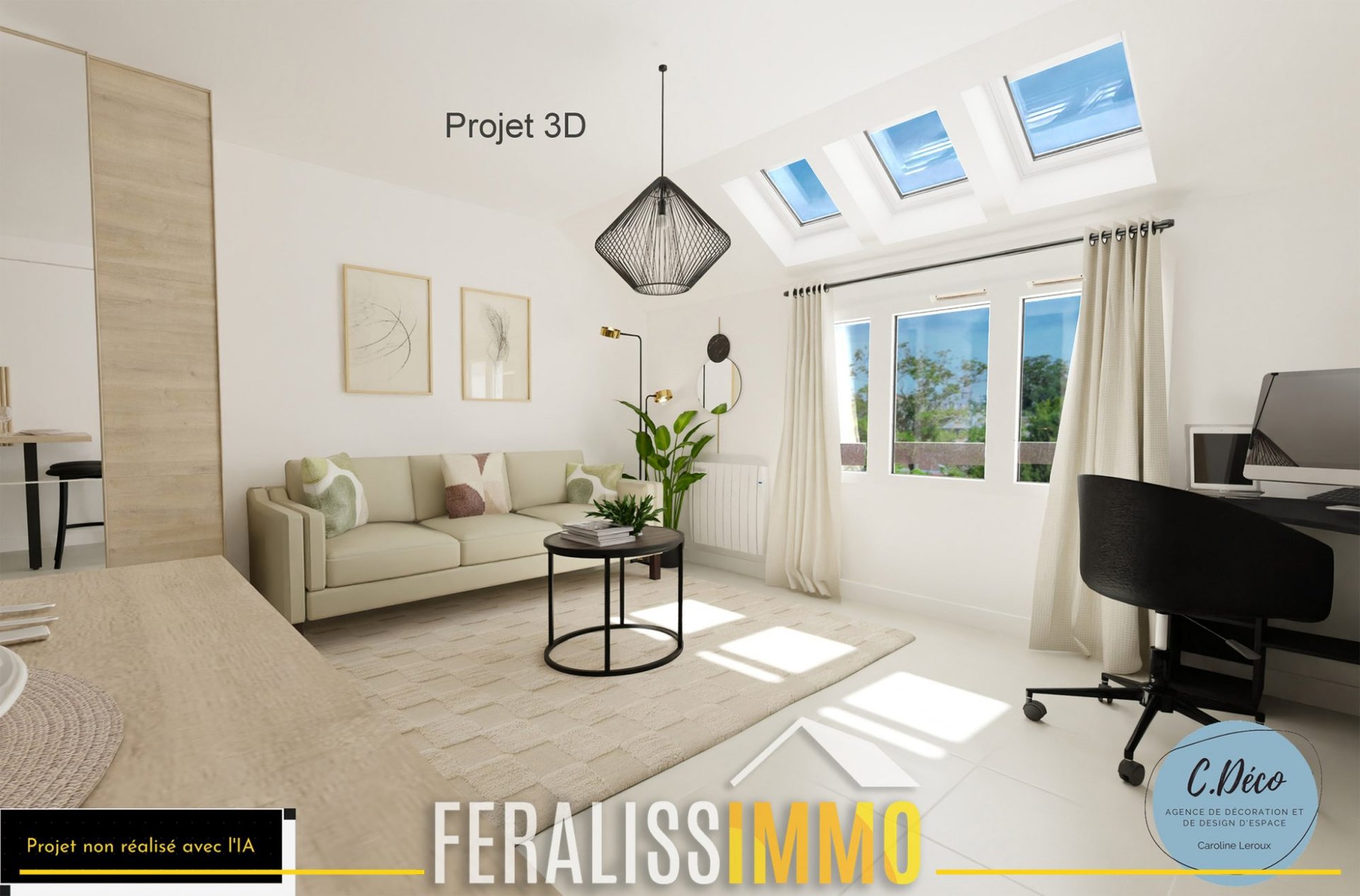 Appartement à vendre, 25m², Cergy
