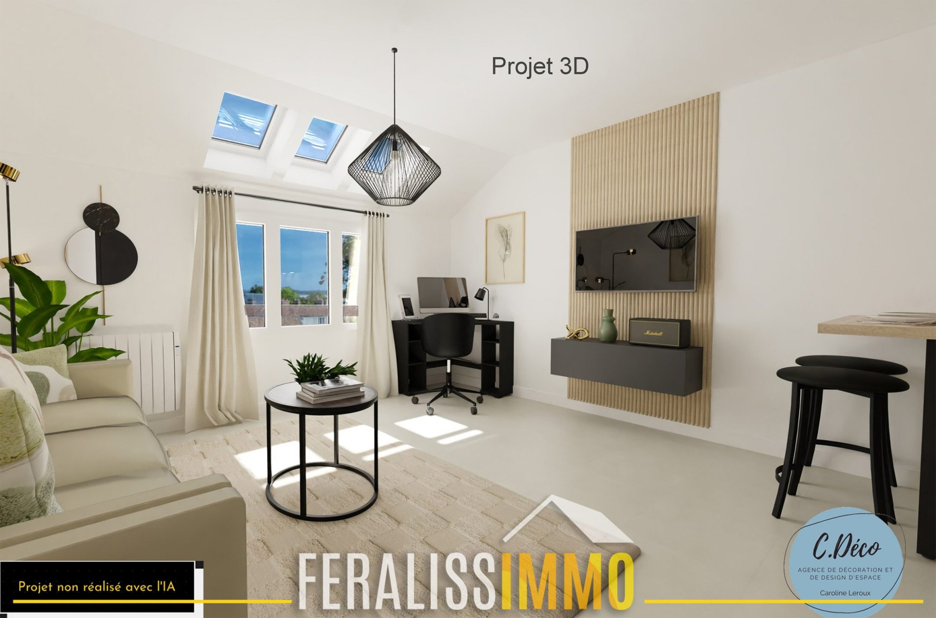 Appartement à vendre, 25m², Cergy