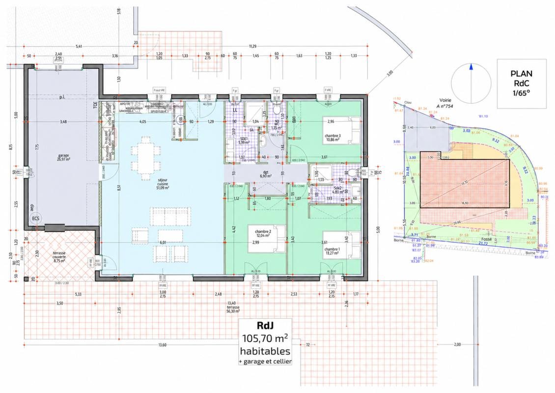 Maison à vendre, 105m², Floure