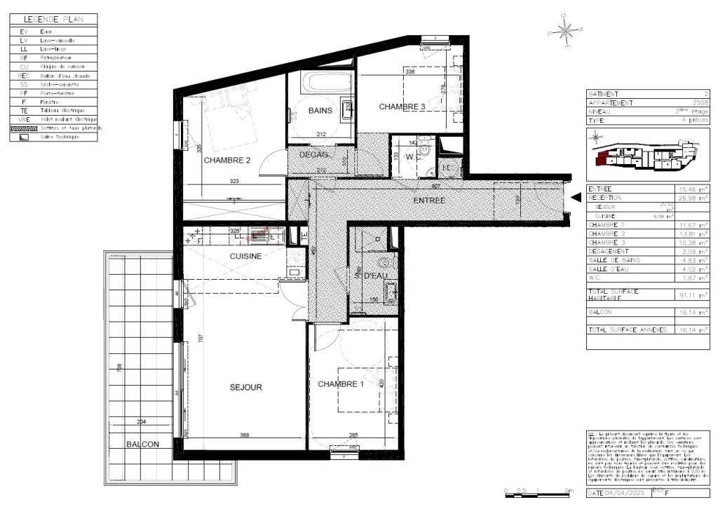 Appartement à vendre, 91m², Beausoleil