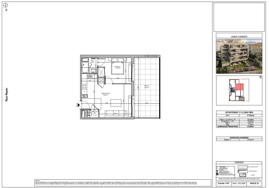 Appartement à vendre, 37m², Cannes