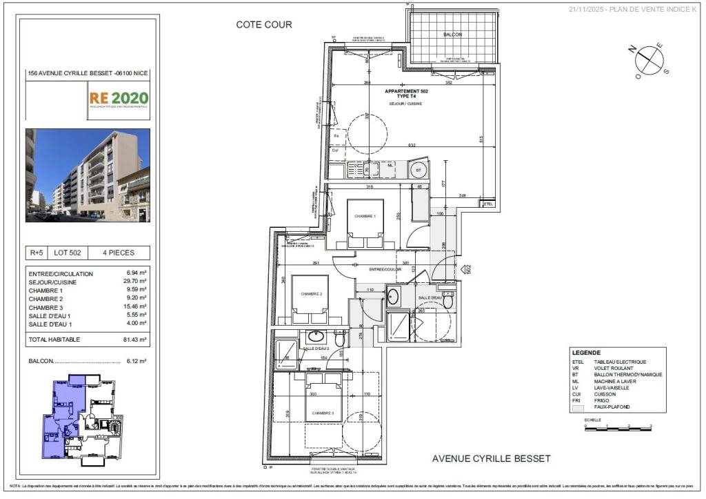 Appartement à vendre, 81m², Nice