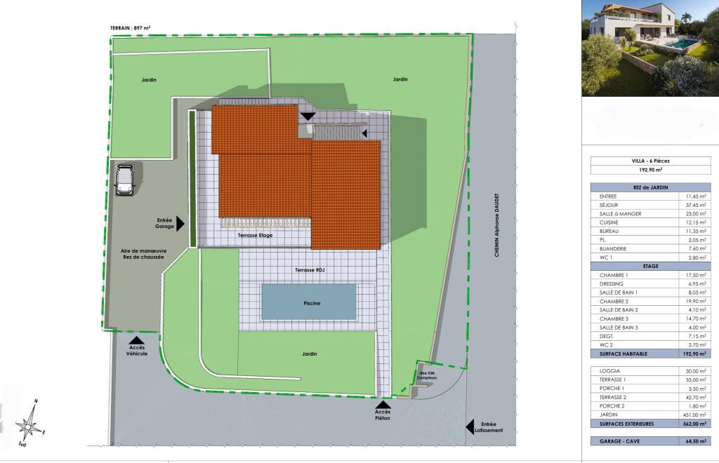 Maison à vendre, 200m², Cagnes-sur-Mer