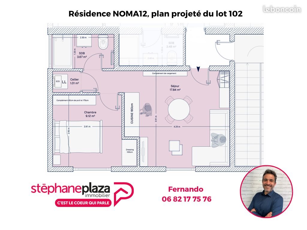 Appartement à vendre, 32m², Lons-le-Saunier