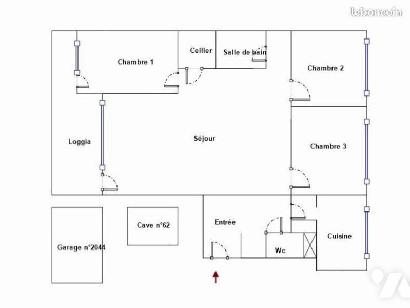 Appartement à vendre, 97m², Lille