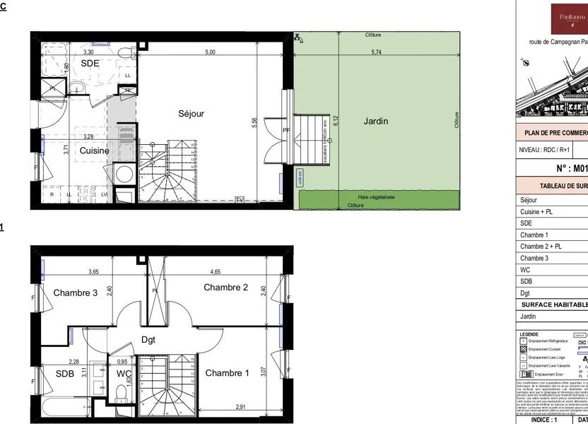 Appartement à vendre, 81m², Paulhan