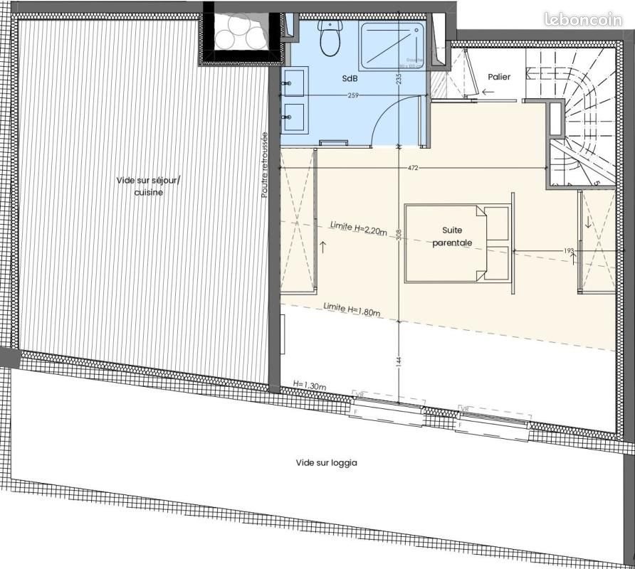 Appartement à vendre, 89m², Castries