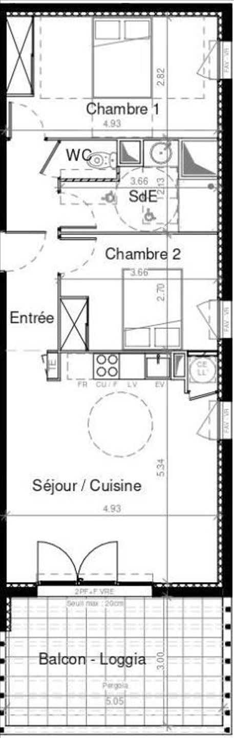 Appartement à vendre, 62m², Nîmes