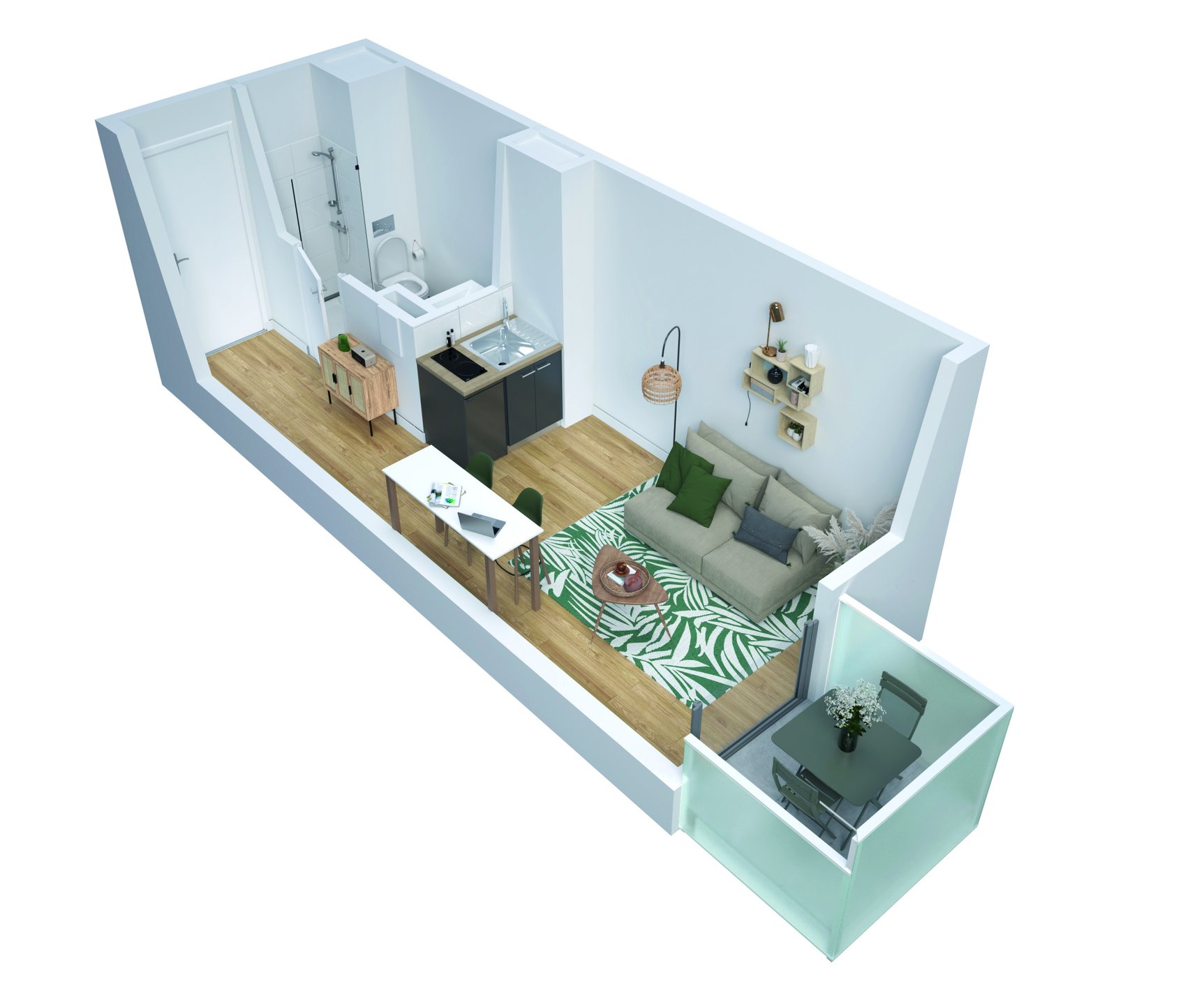 Appartement à vendre, 20m², Calais