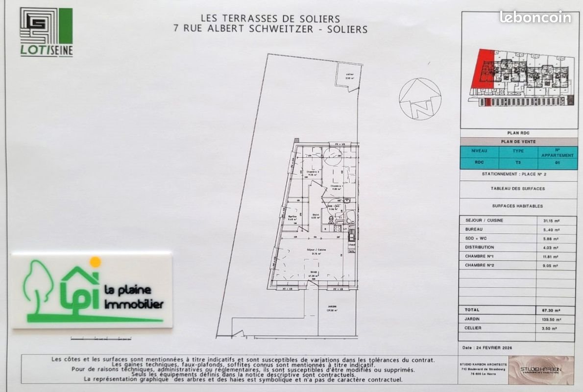 Appartement à vendre, 67m², Soliers