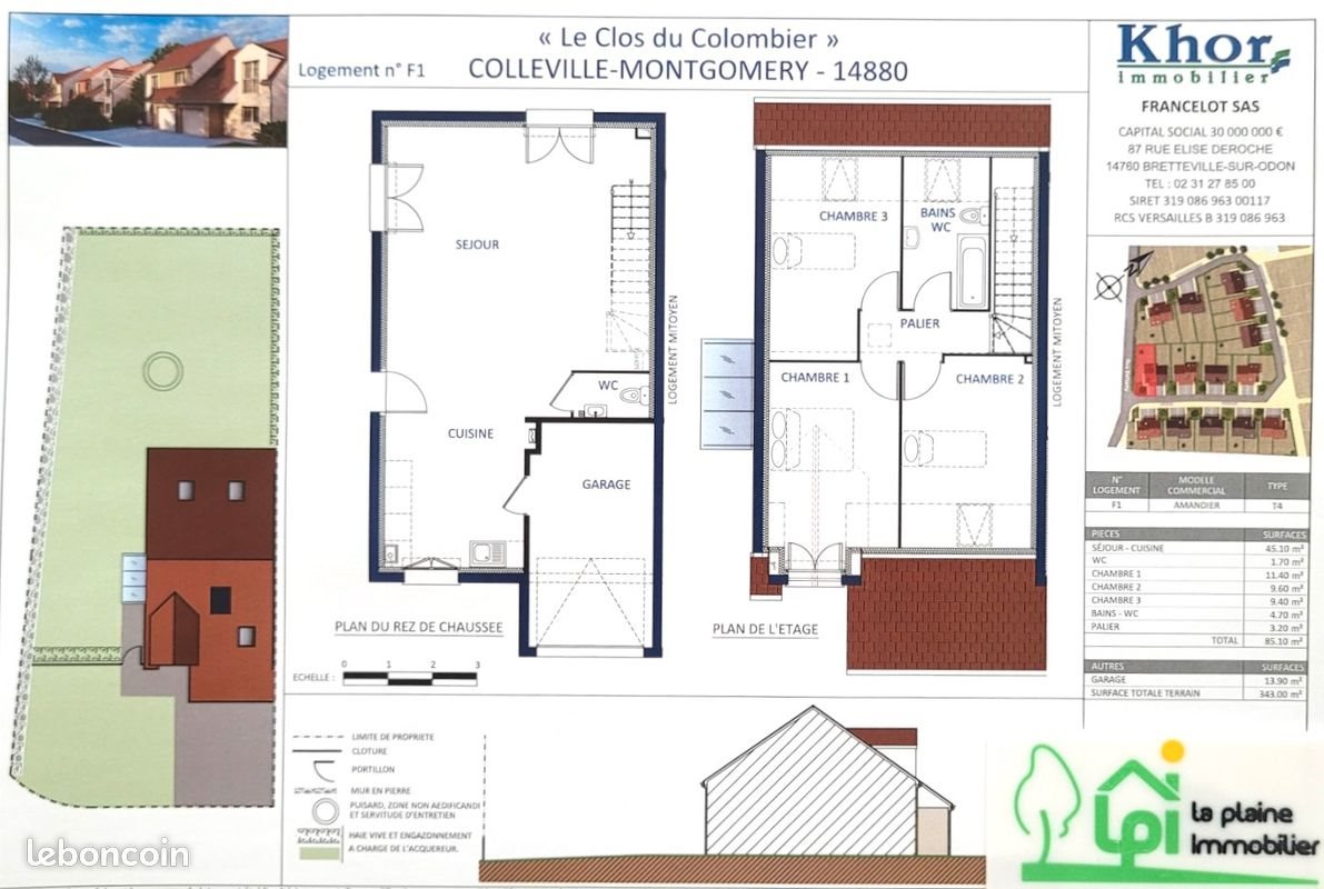 Maison à vendre, 85m², Colleville-Montgomery
