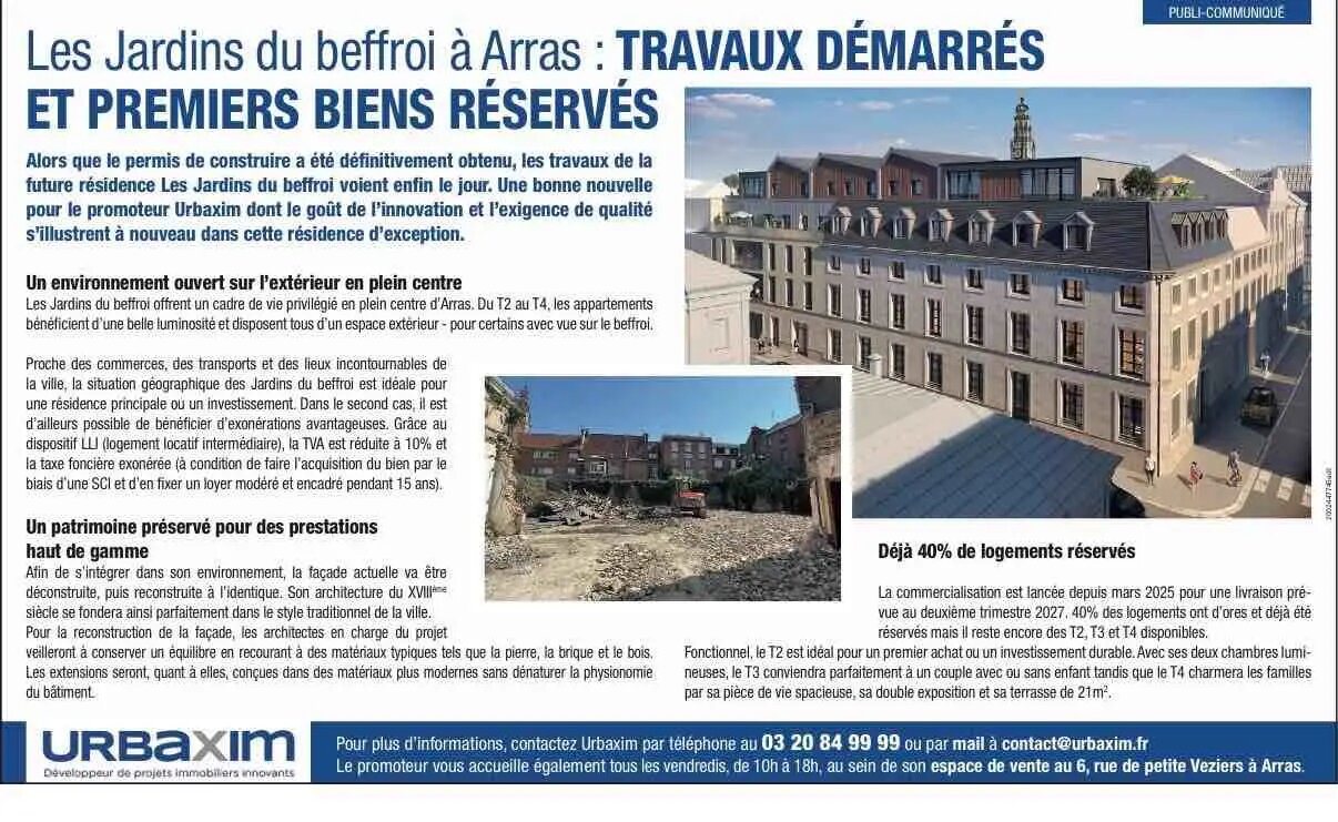 Appartement à vendre, 32m², Arras