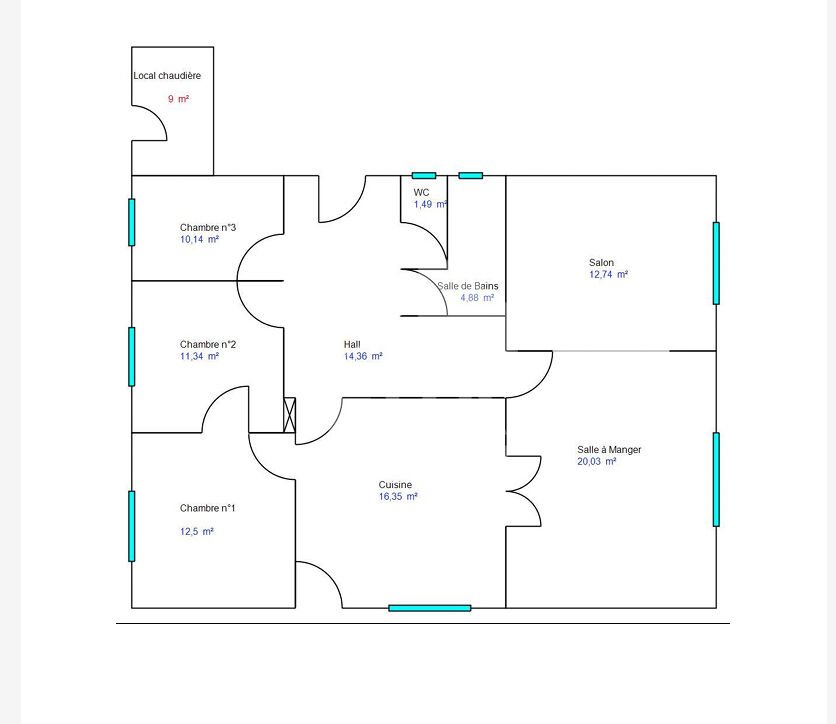 Maison à vendre, 103m², Rang-du-Fliers