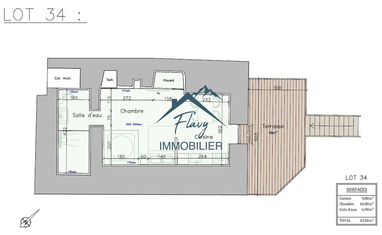 Appartement à vendre, 34m², Cornimont