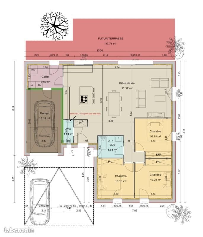 Maison à vendre, 90m², Luynes