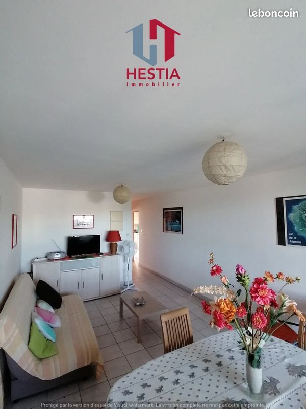 Appartement à louer, 53m², Saint-Gilles-les-Bains