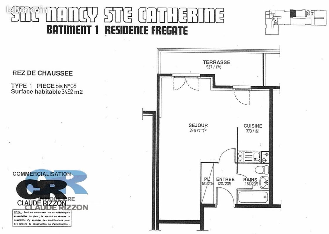 Appartement à vendre, 34m², Nancy