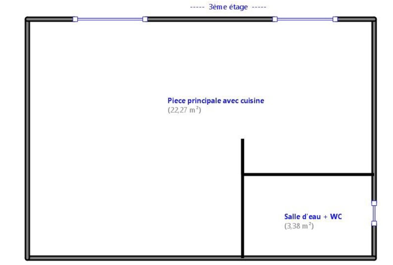 Appartement à vendre, 65m², Bois-Colombes