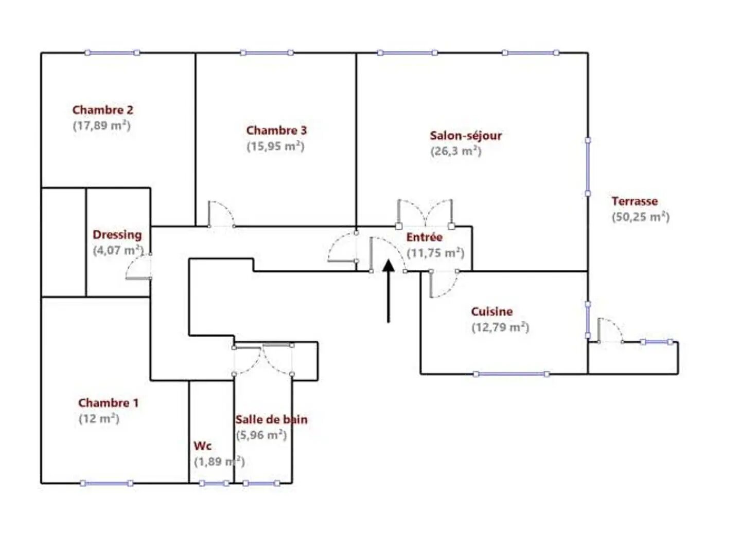 Appartement à vendre, 109m², Marseille 12ème
