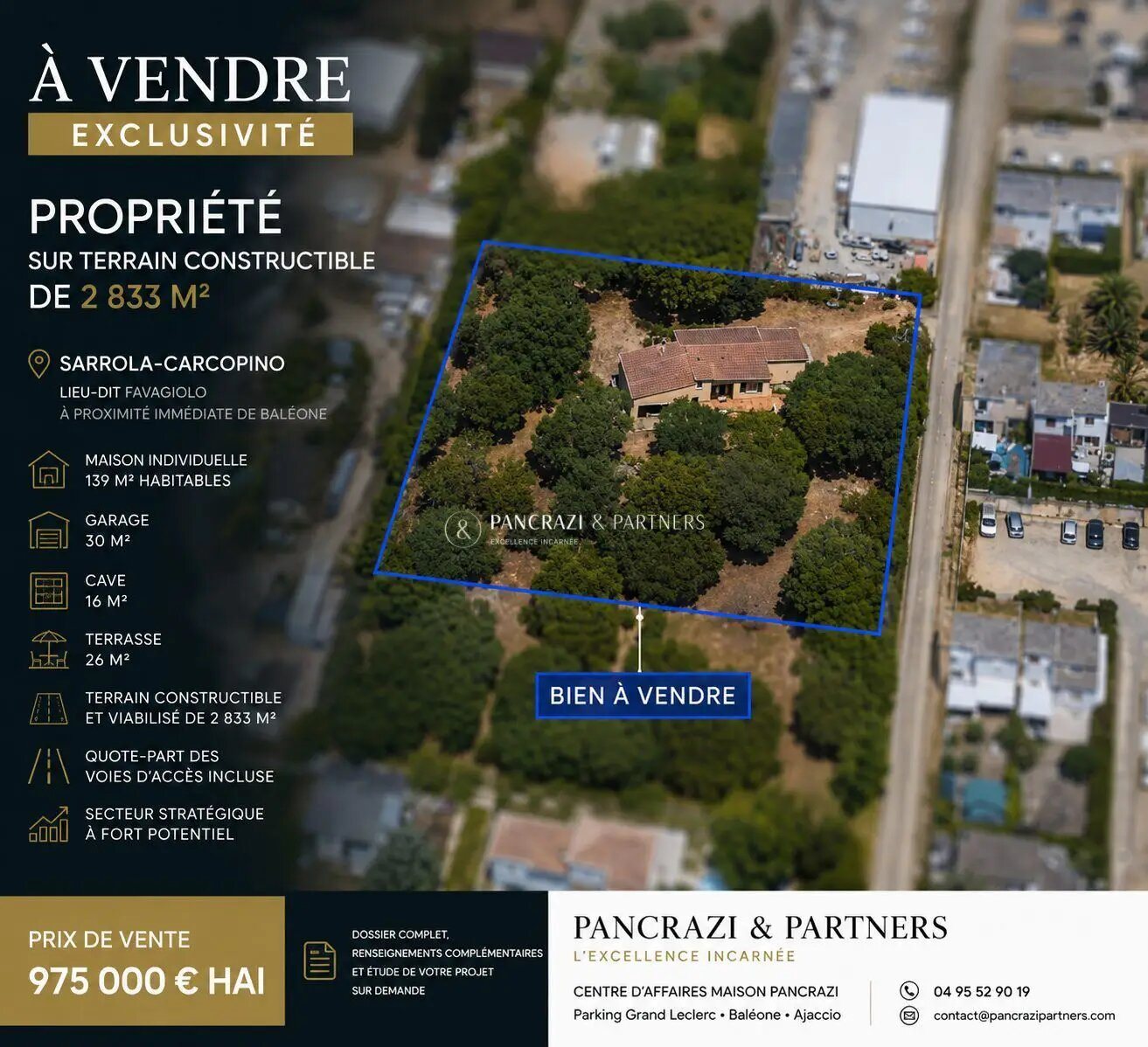 Maison à vendre, 190m², Sarrola-Carcopino