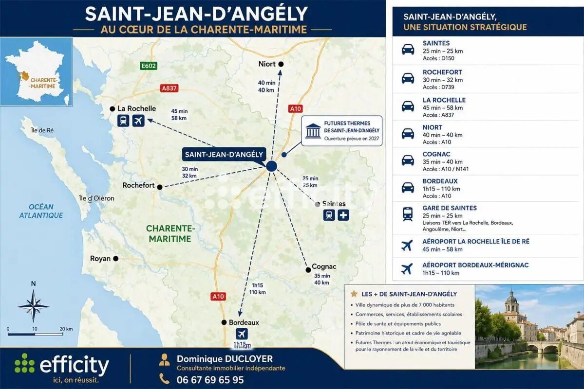 Appartement à vendre, 51m², Saint-Jean-d'Angély