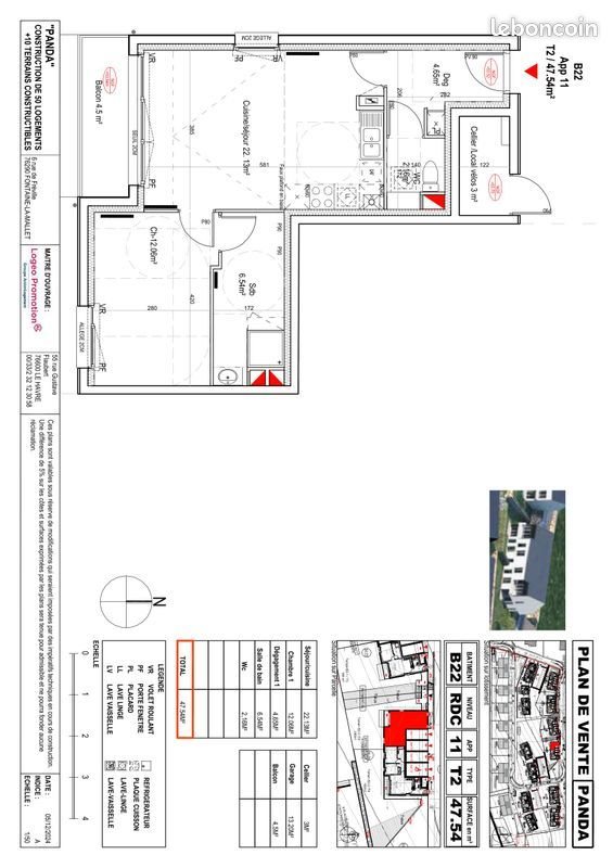 Maison à vendre, 47m², Fontaine-la-Mallet