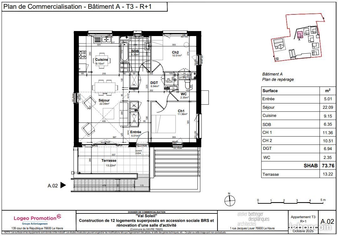 Maison à vendre, 73m², Le Havre