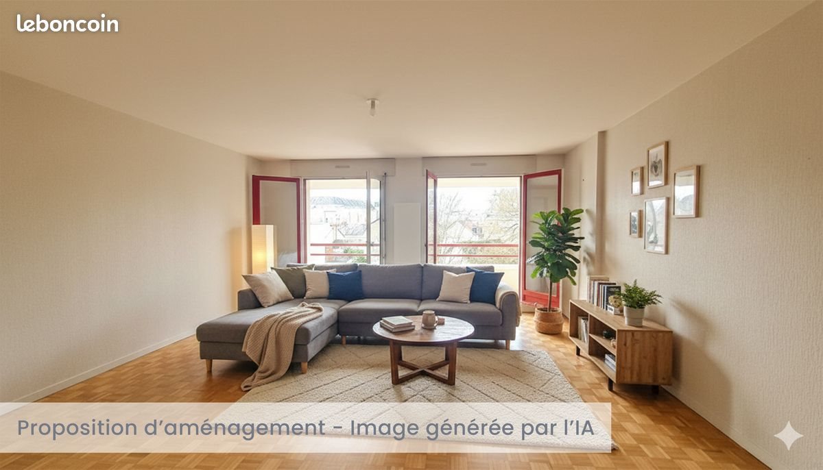 Appartement à louer, 78m², Tours
