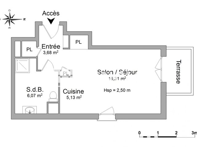 Appartement à louer, 32m², Brest