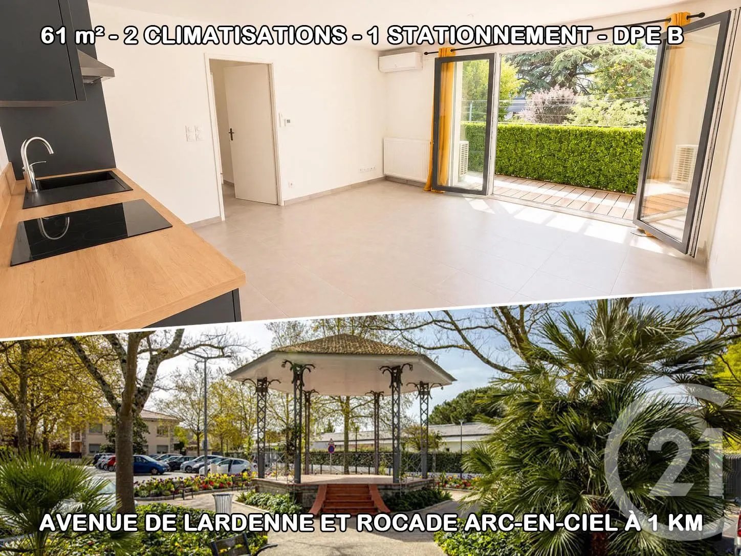 Appartement à vendre, 61m², Toulouse